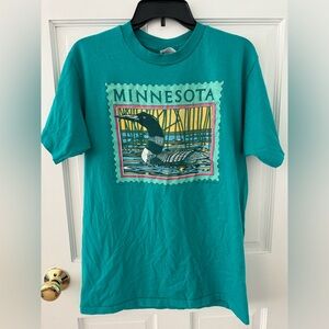 Minnesota Loon Stamp T shirt